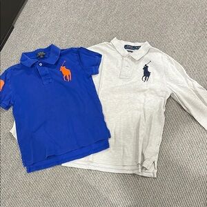 Polo by Ralph Lauren Kids Blue and Gray Polo Shirts